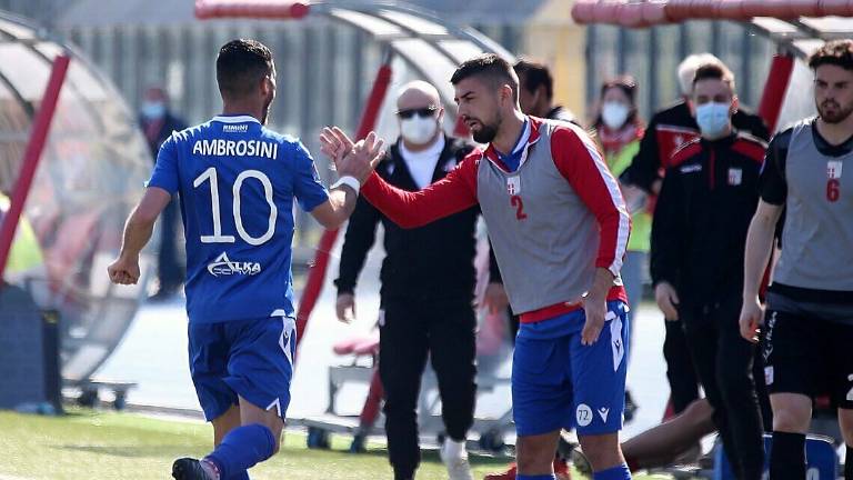 Calcio D, la fotogallery di Rimini-Lentigione 1-1