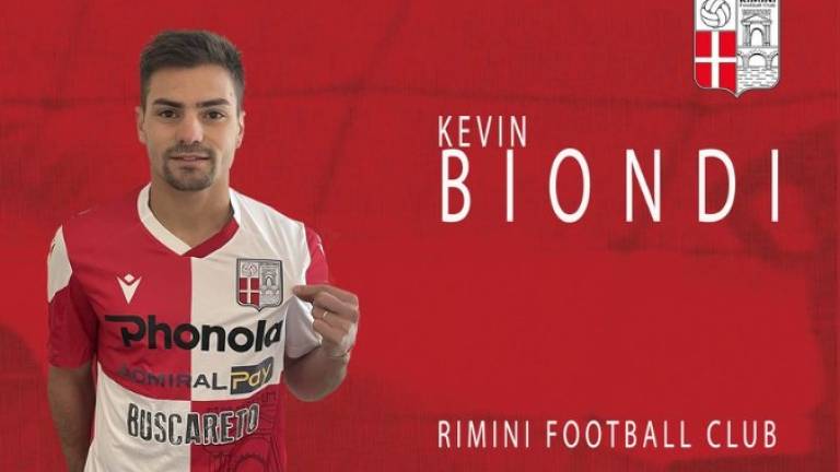 Calcio serie C, Kevin Biondi è il nuovo centrocampista del Rimini