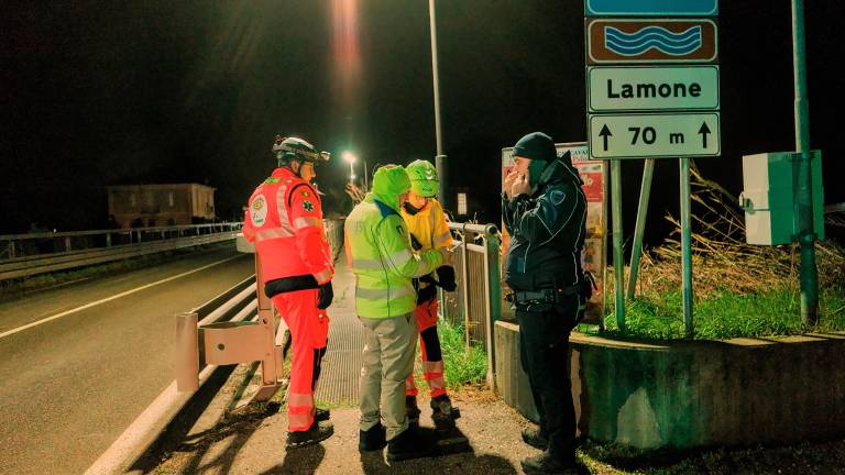Maltempo. In calo la piena del Lamone a Mezzano FOTOGALLERY Massimo Fiorentini