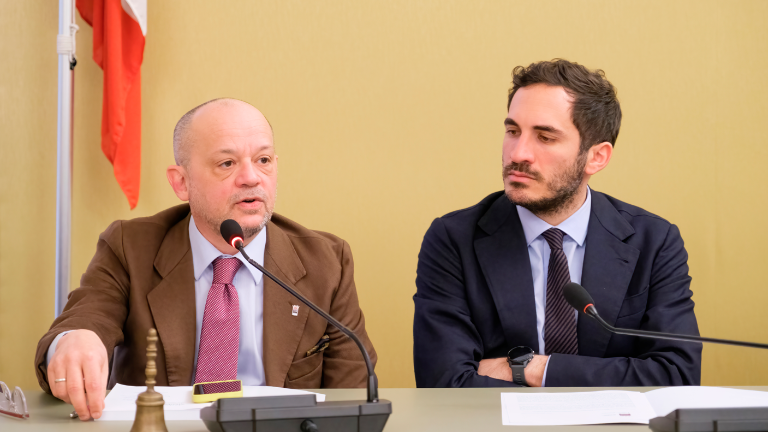 L’assessore Ferrini e il sindaco Lattuca