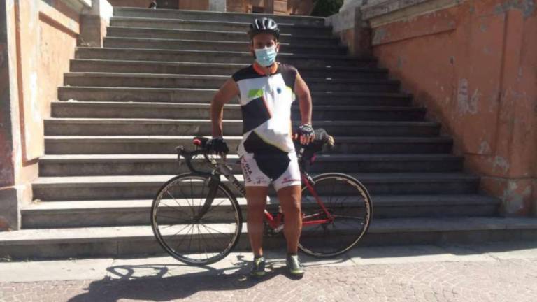 In bici a San Luca per la serie A del Bologna