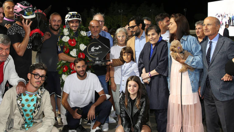 Ippica, Tommaso Gambino vince il Tomaso Grassi Award 2022 all'Ippodromo del Savio di Cesena