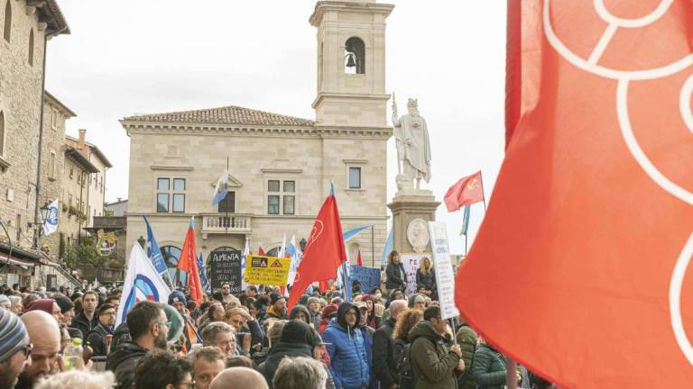San Marino manifesta contro il caro-bollette