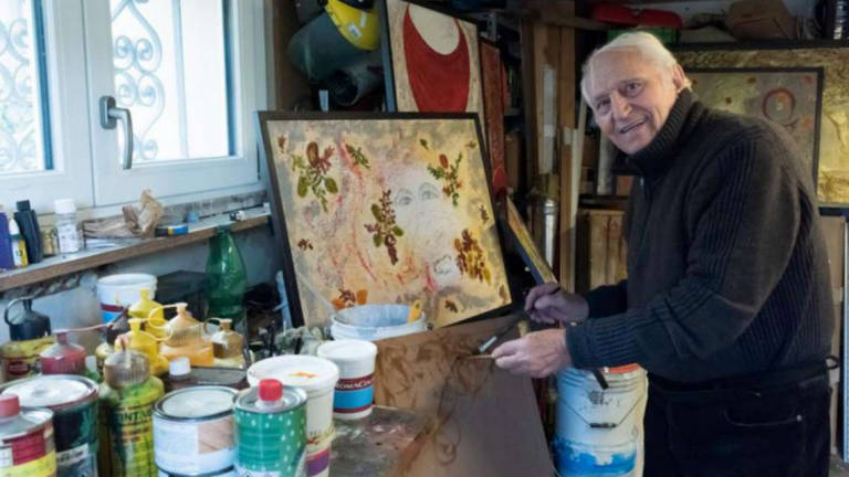 Prima mostra a 86 anni per il pittore-imbianchino di Bagnacavallo