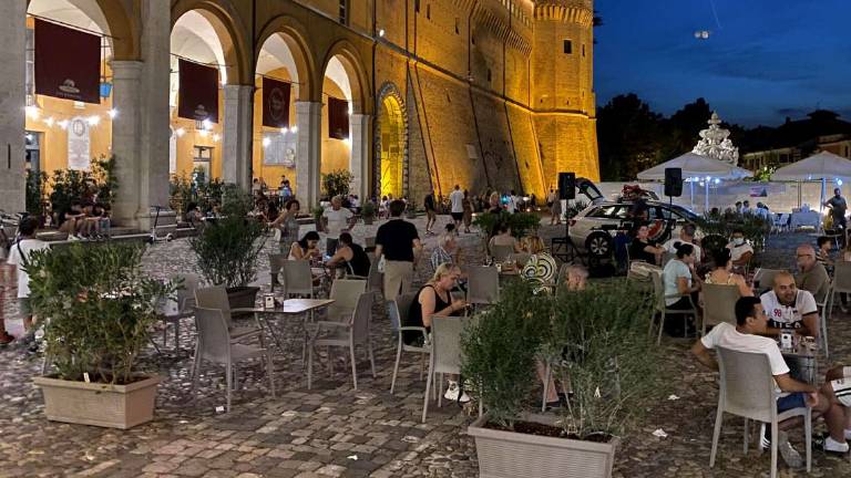 Gazebo invernali per i locali in centro a Cesena