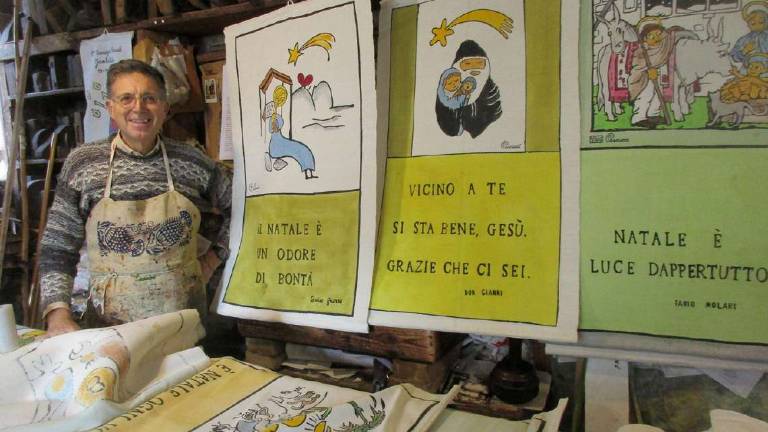 Pascucci firma tele di Natale speciali a Gambettola e Faenza