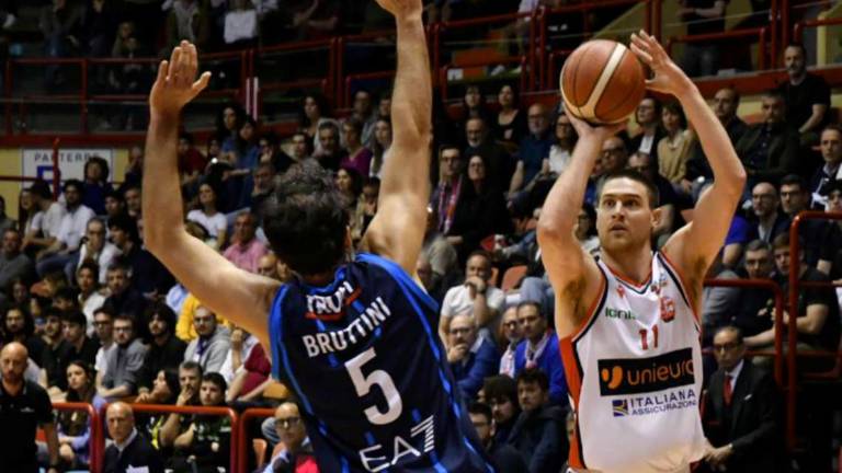 Basket A2, Stagione capolavoro e primo posto, ma per l'Unieuro Forlì è ancora... l'inizio