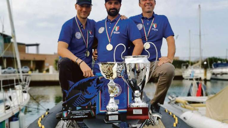 Rimini, con tre tonni pescati siamo campioni italiani