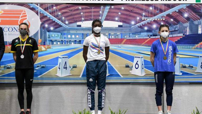 Atletica leggera, tricolori indoor: Pouye e Gasparelli di bronzo