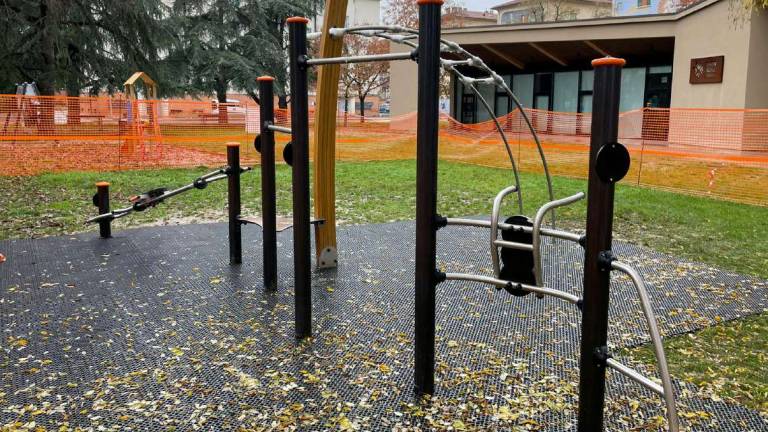 Imola, una nuova area fitness nel parco del centro Giovannini