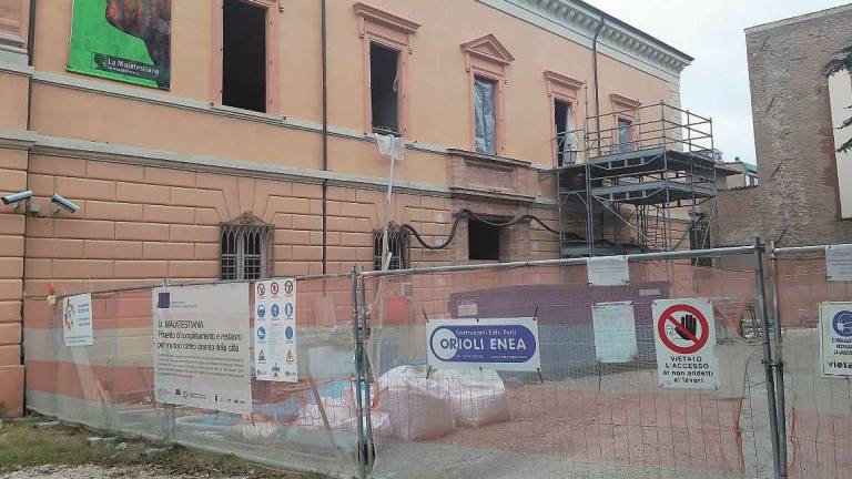 Cesena, Malatestiana: la fine lavori slitta di altri 3 mesi