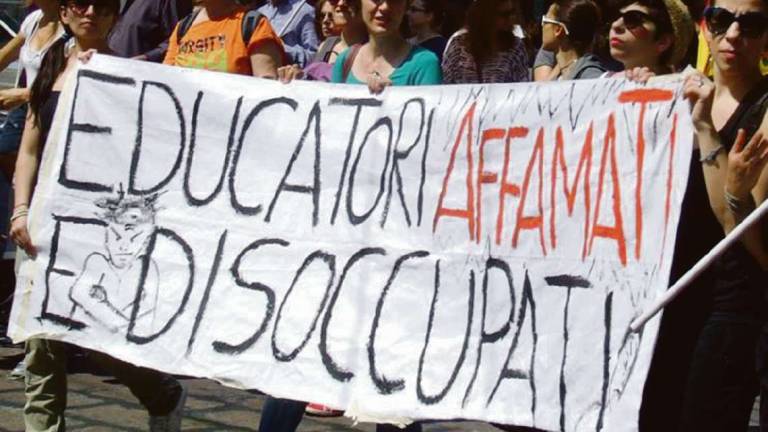 Precari, a Rimini scatta la protesta per oltre 600 educatori