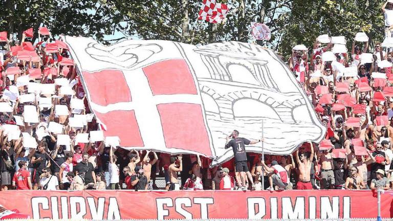 Calcio C, Rimini: i numeri del tifo sono incoraggianti