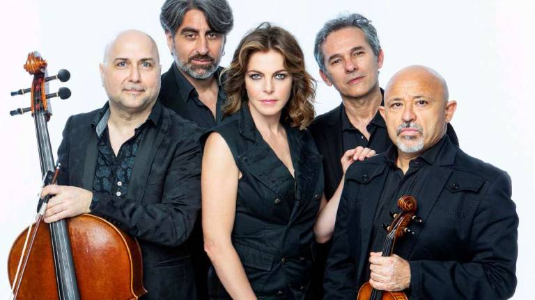 Claudia Gerini e il Solis String Quartet a Cervia per Califano