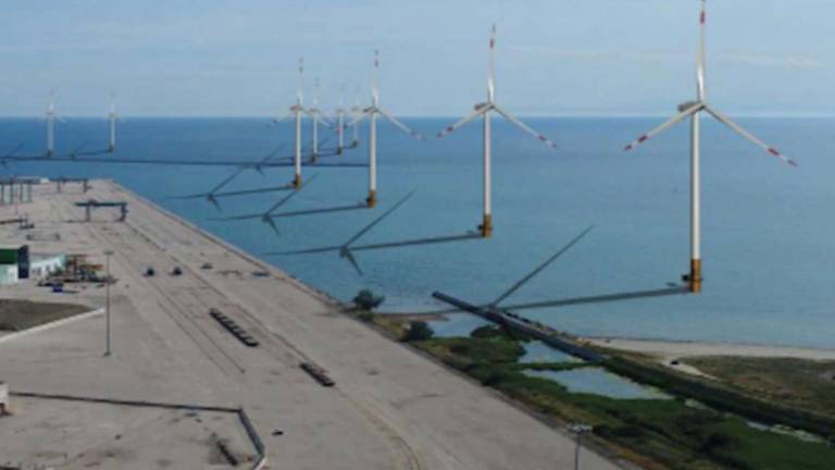 Ravenna, Qint'x opera nel primo impianto eolico nel Mediterraneo