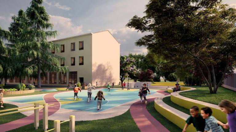 A Cesena nuovo giardino attrezzato per le scuole del Sacro Cuore