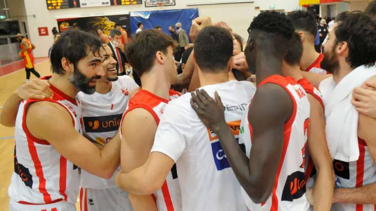 Basket A2, Dell'Agnello: «Bravi a vincere il derby in rimonta»