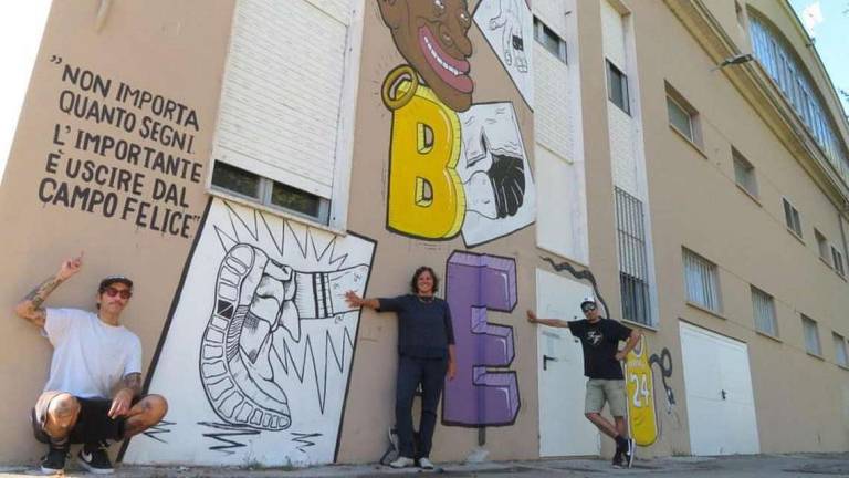 Basket, al Bubani di Faenza murales su Kobe Bryant e Ballardini