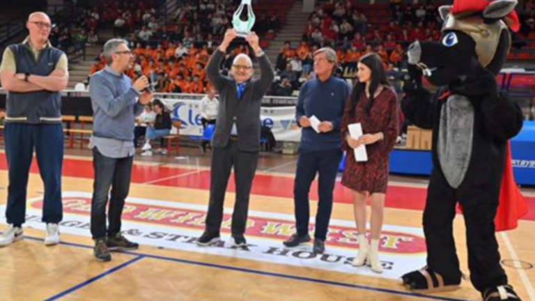 Basket, il premio Papo a Bruno Boero: Onorato e orgoglioso