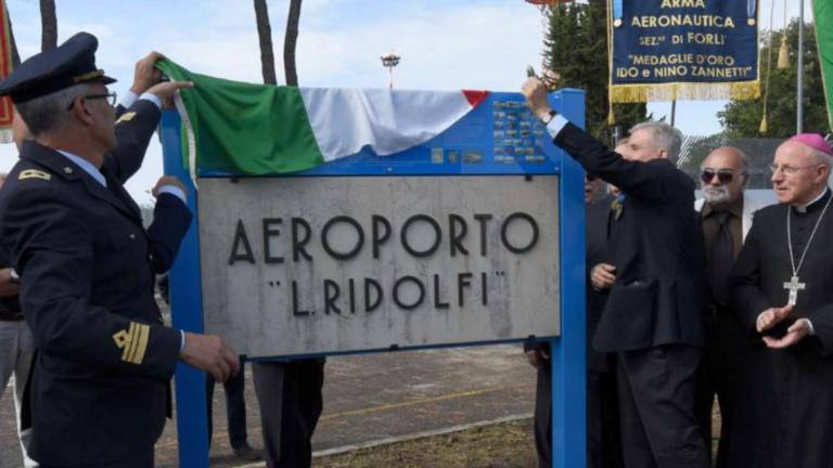 Forlì, la scoperta: un altro aeroporto intitolato a Ridolfi