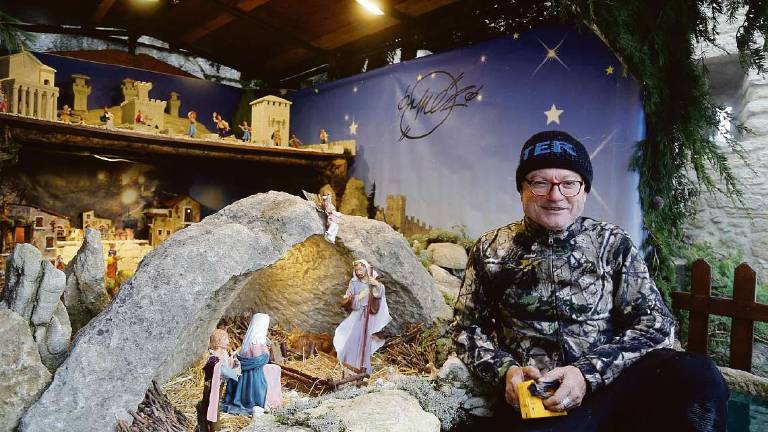 San Marino, un masso da due quintali e mezzo per la grotta del mio storico presepe