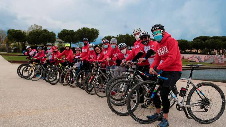 Giro d'Italia in tandem coi ragazzi disabili