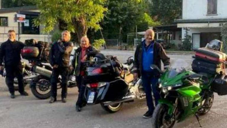 Quattro sessantenni in moto dalla Valle Savio a Capo Nord