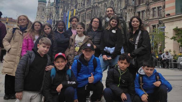Cesena, in quinta elementare in Erasmus a Monaco