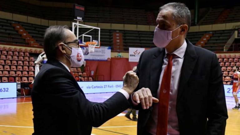 Basket A2, Pasquali carica l'Unieuro per i play-off: Credici