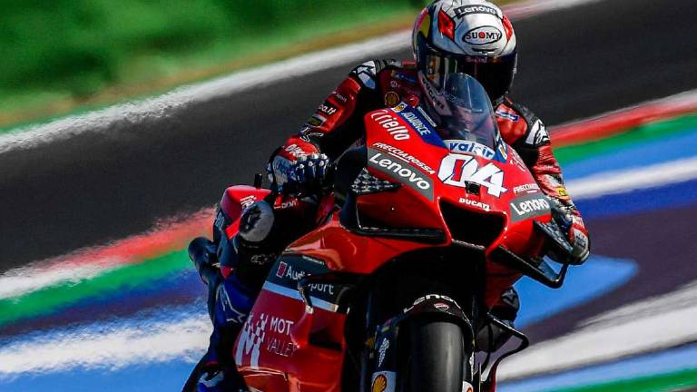 MotoGp, Dovizioso con fiducia dopo i test di Misano