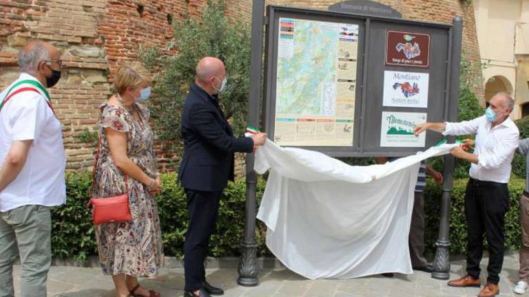 A Montiano inaugurati i Sentieri poetici per il turismo slow