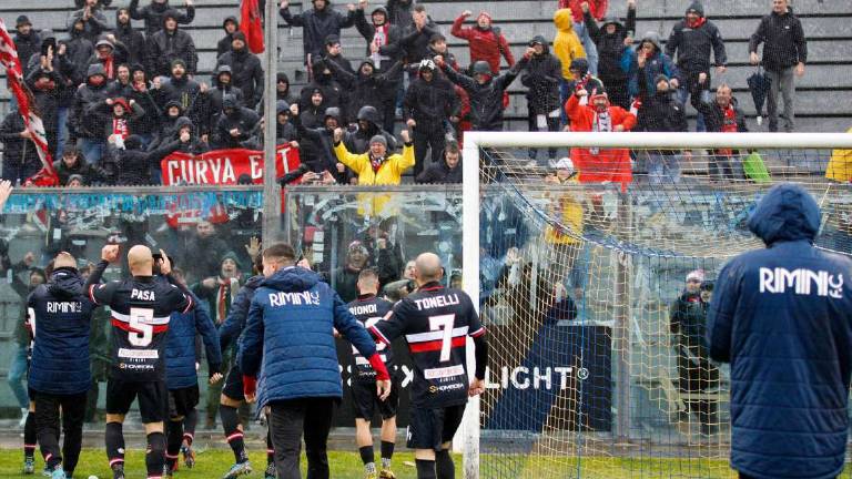 Calcio C, Rimini: adesso segnano tutti