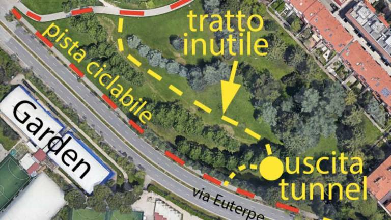 Rimini, i residenti: La nuova ciclabile spacca il parco della Cava