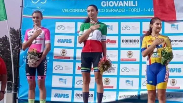Ciclismo su pista, Jolanda Sambi sul podio tricolore