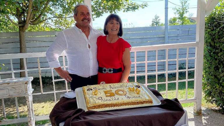 Ivana e Rinaldo, il loro regalo delle Nozze d'oro a Diabete Romagna