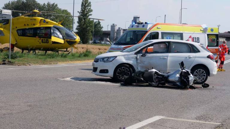 Incidente a Lugo, ferito 31enne motociclista forlivese