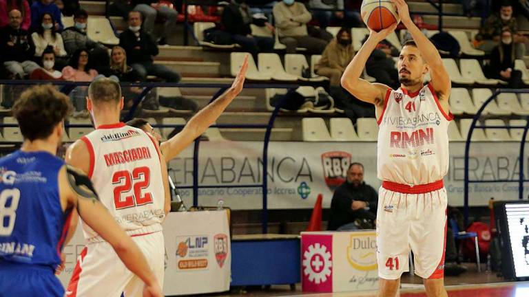 Basket B, a Rimini manca una vittoria con una diretta concorrente