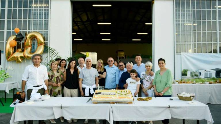 Forlì: Isolpav, festa per i 40 anni: Ma non si trova manodopera