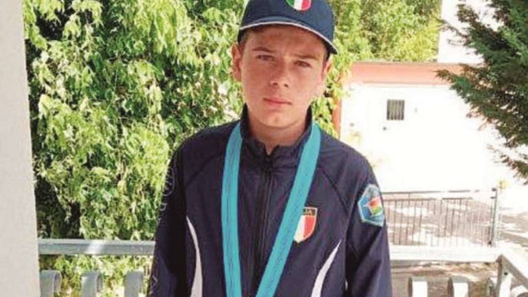 Cesenatico, tiro all'elica: tredicenne terzo agli Europei junior