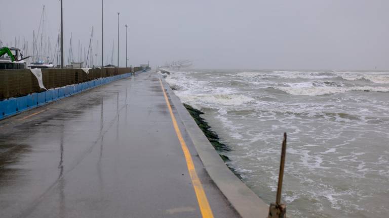 Il mare oggi a Marina di Ravenna
