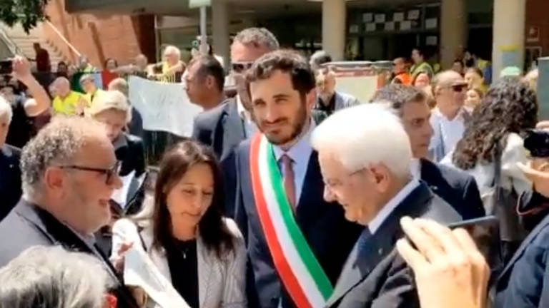 Sergio Mattarella a Cesena: un pieno di applausi alla Don Milani VIDEO GALLERY