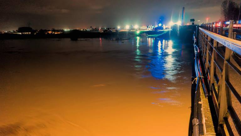 Maltempo. In calo la piena del Lamone a Mezzano FOTOGALLERY Massimo Fiorentini