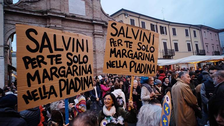 Domani Bonaccini vs Salvini a Rimini e Sardine vs Salvini a Verucchio