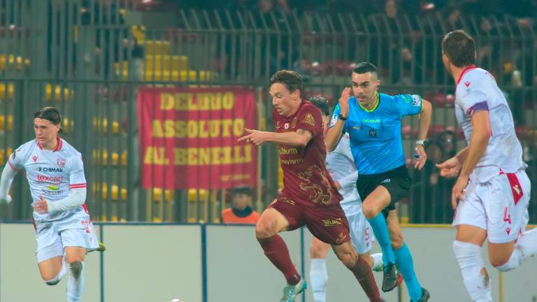 L’attaccante bolzanino Manuel Fischnaller è arrivato a Ravenna nel mercato di gennaio dal Trapani e ha fin qui realizzato 5 reti in 11 giornate (Fiorentini)