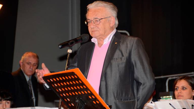 Sopra Giovanni Carnevali; sotto il patron Franco Aleotti
