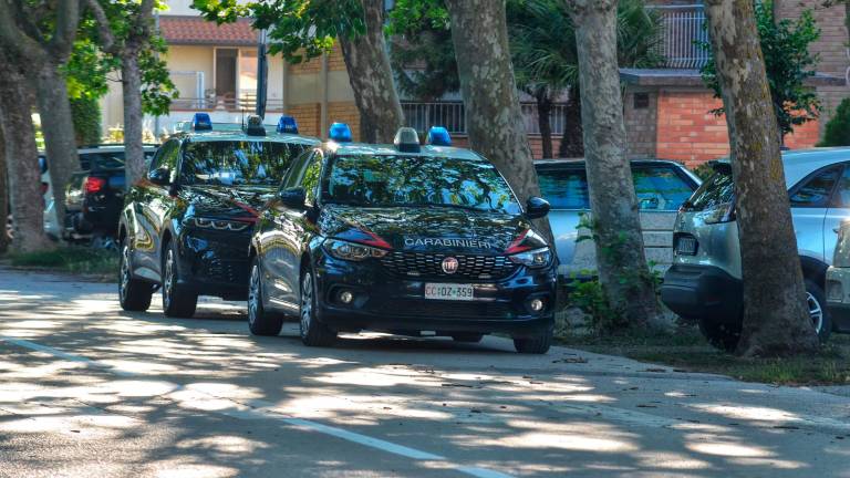 I carabinieri arrivati sul posto dopo l’aggressione (Fiorentini)
