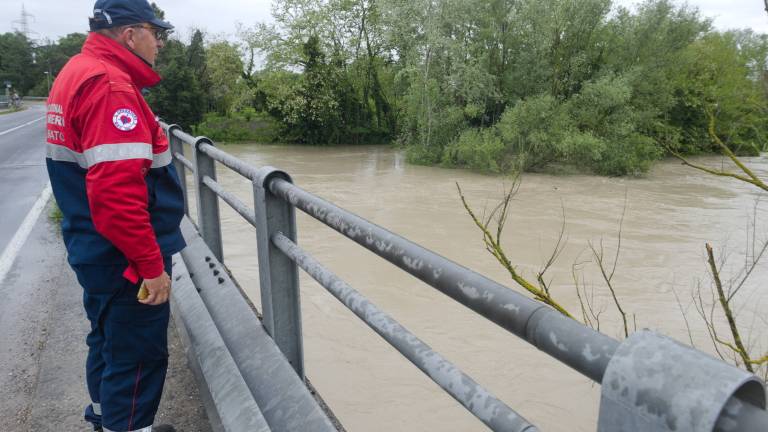 Ravenna, fiume Savio in piena. Scatta l'allerta rossa