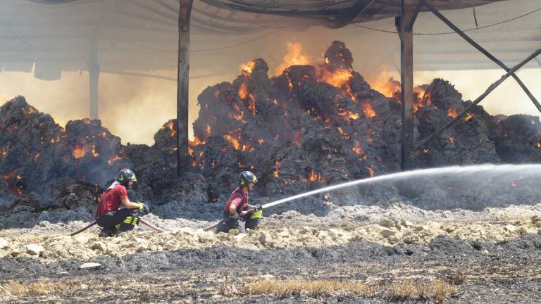 Ravenna, in fiamme 1.200 balle di fieno a Sant'Antonio. Rogo di 48 ore