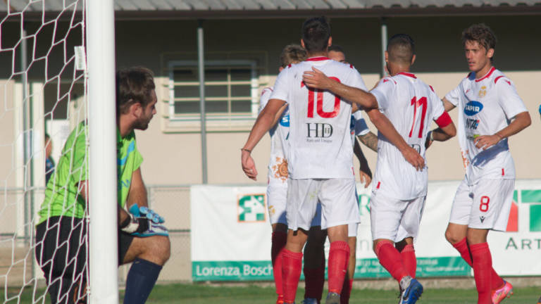 Calcio D, il Ravenna debutta con un 6-0 sul Del Duca Grama