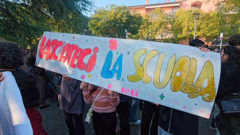 La protesta durante il consiglio di istituto
